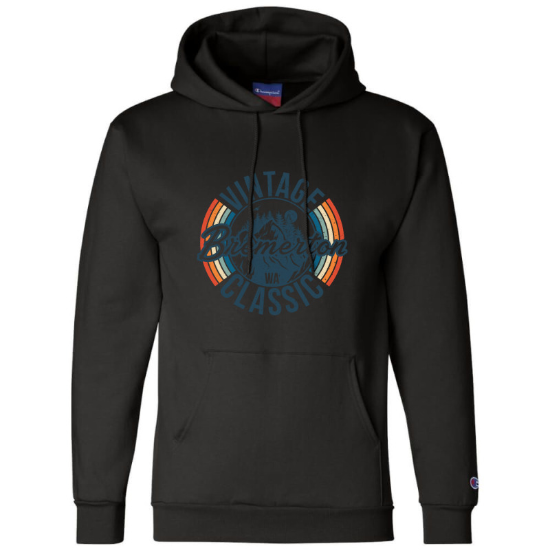 I Love Bremerton Washington Retro Vintage Classic Limited Edition Champion Hoodie | Artistshot