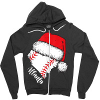 Atlanta Baseball Heart Santa Hat Merry Xmas Tank Top Zipper Hoodie | Artistshot