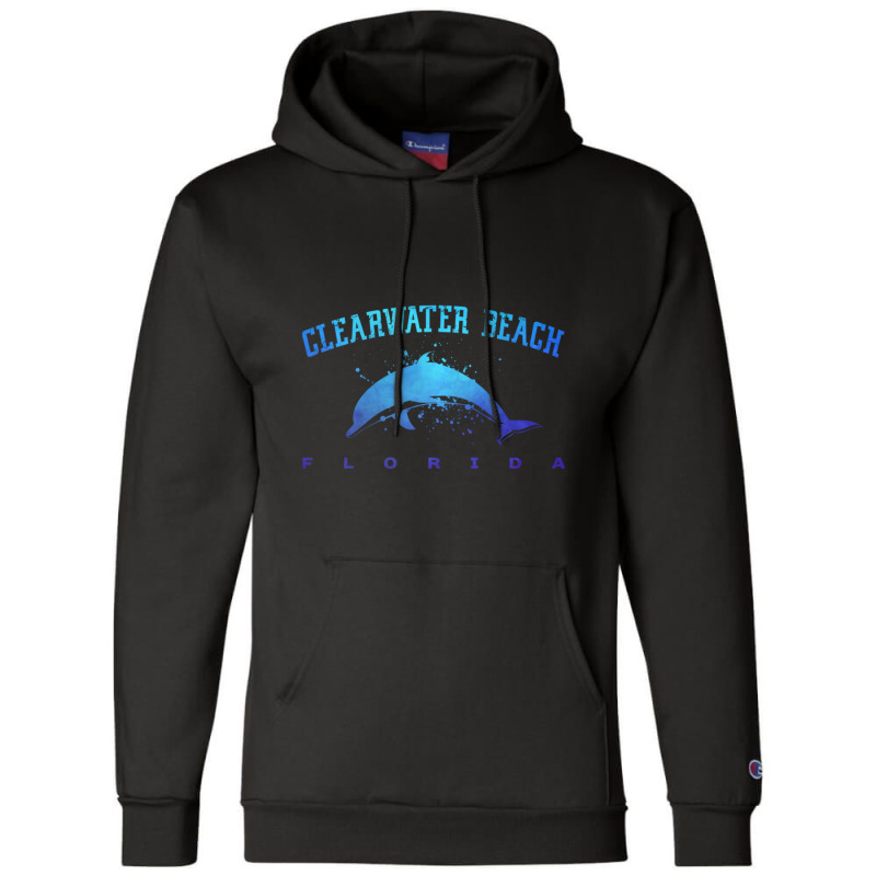 Clearwater Beach Florida Dolphin Lover Scuba Diving Vacation Champion Hoodie by behindcedar22 | Artistshot