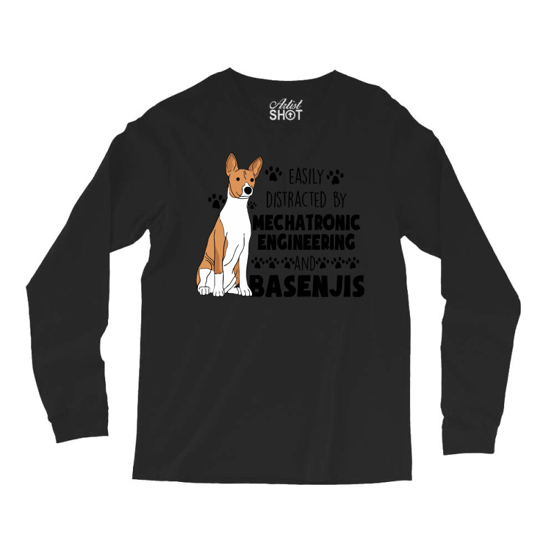 Mechatronic Engineering Graduate Mechatronic Engineering And Basenjis  Long Sleeve Shirts by kerchingparticular | Artistshot