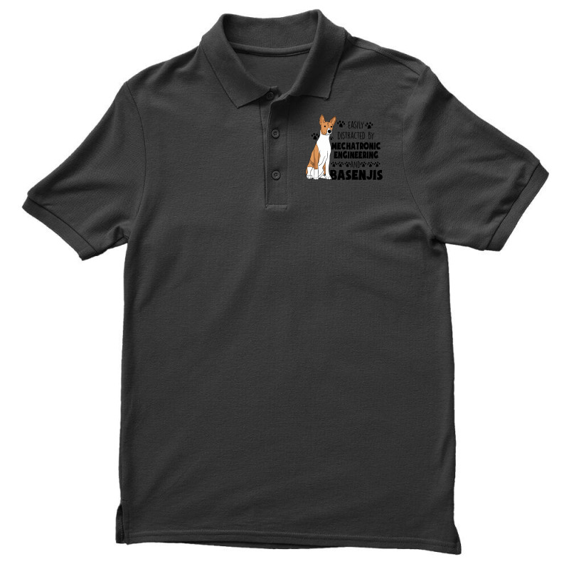 Mechatronic Engineering Graduate Mechatronic Engineering And Basenjis  Men's Polo Shirt by kerchingparticular | Artistshot