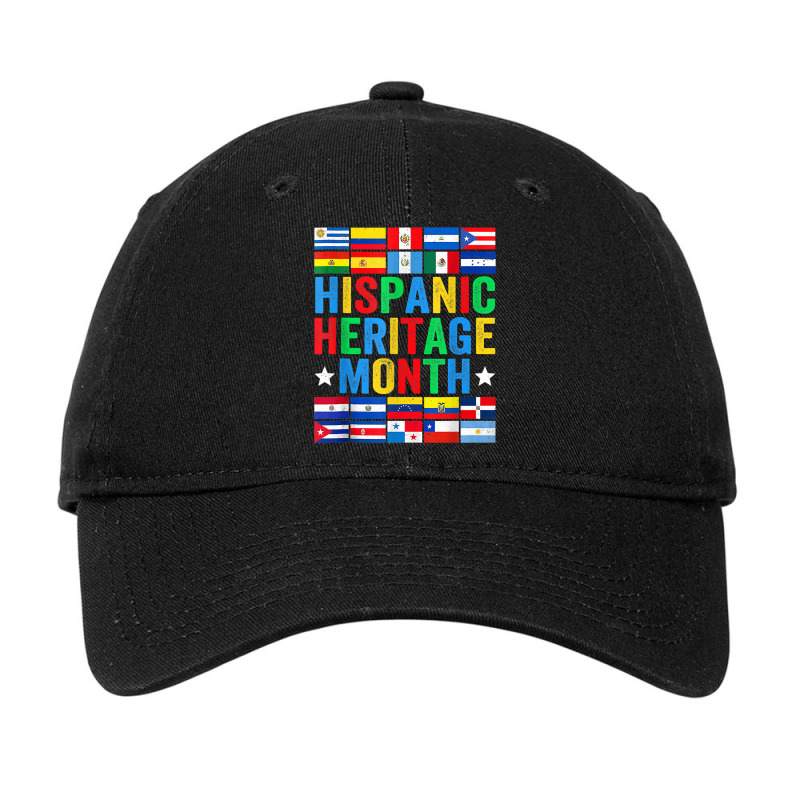 Latin Countries Flag Hispanic Heritage Month Latino Pride Adjustable Cap by StaceyKerry | Artistshot