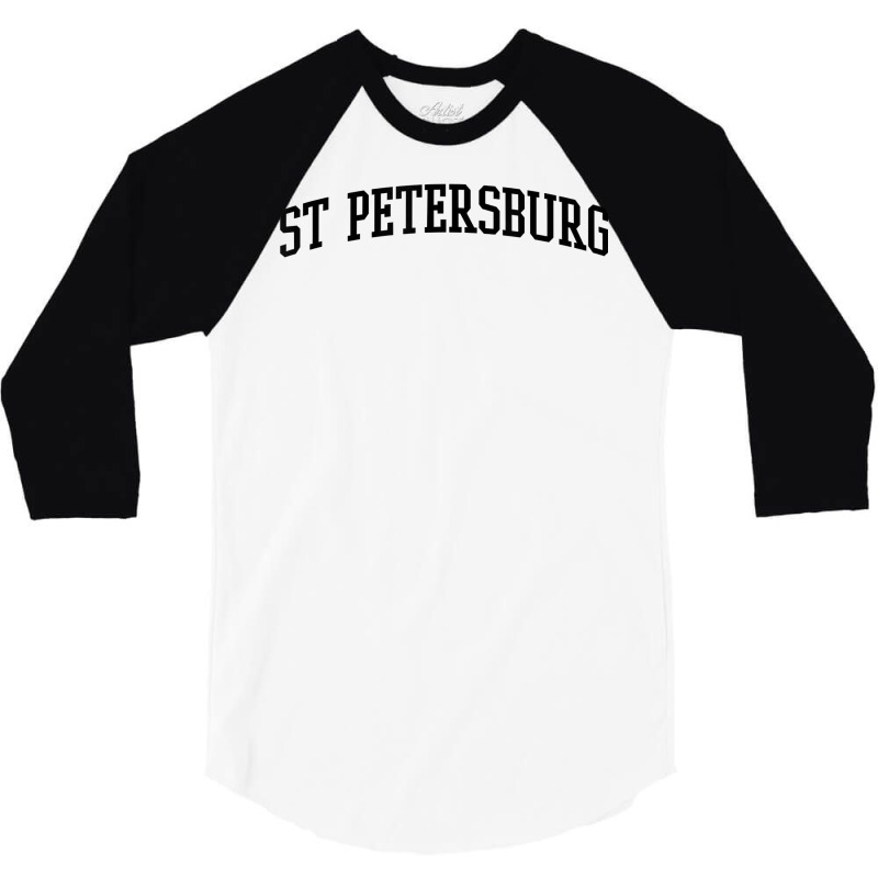 St Petersburg Athletic Arch College University Alumni T Shirt 3/4 Sleeve Shirt by pipanegocu | Artistshot