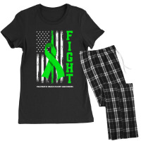 American Us Flag Fight Traumatic Brain Injury Awareness Women's Pajamas Set | Artistshot