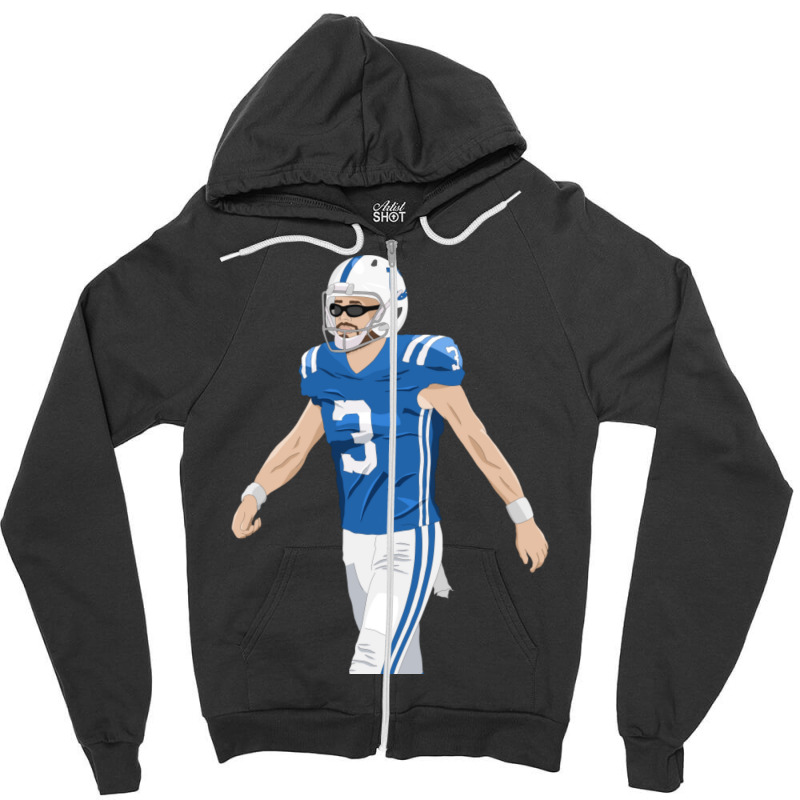 Rodrigo Blankenship Zipper Hoodie by cm-arts | Artistshot