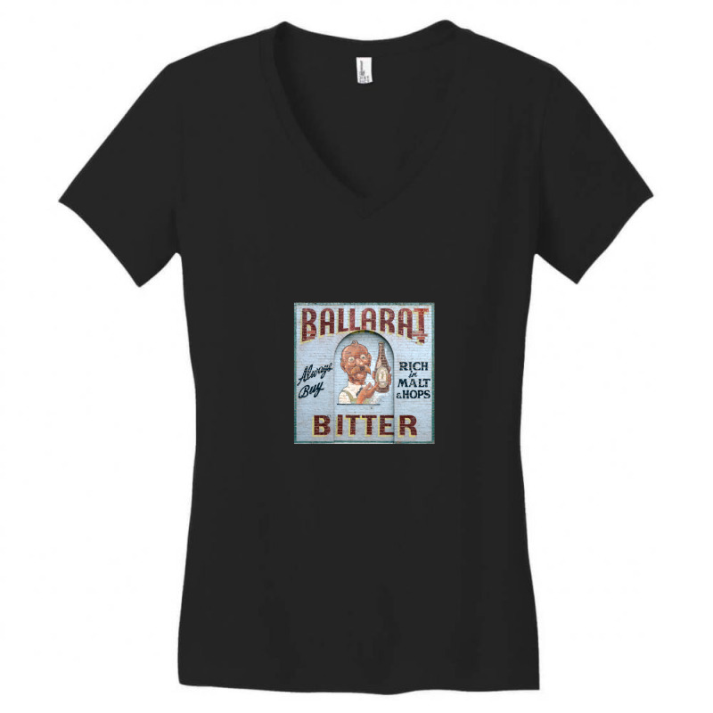 Ballarat Bitter Women's V-Neck T-Shirt by DonnieRountree | Artistshot