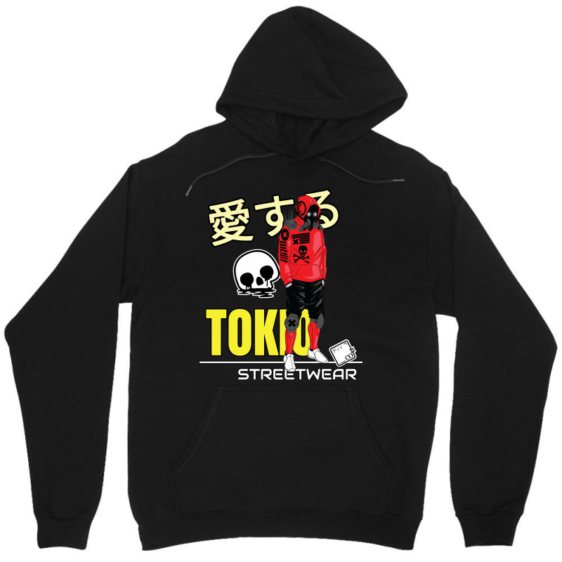 Tokio (tokyo) Streetwear Fashion Cover Design Unisex Hoodie by femalesbaubles | Artistshot