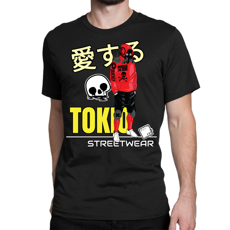 Tokio (tokyo) Streetwear Fashion Cover Design Classic T-shirt by femalesbaubles | Artistshot