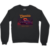 Canastota New York Retro Vintage 80s 90s Muscle Cars Retrowave Aesthet Crewneck Sweatshirt | Artistshot