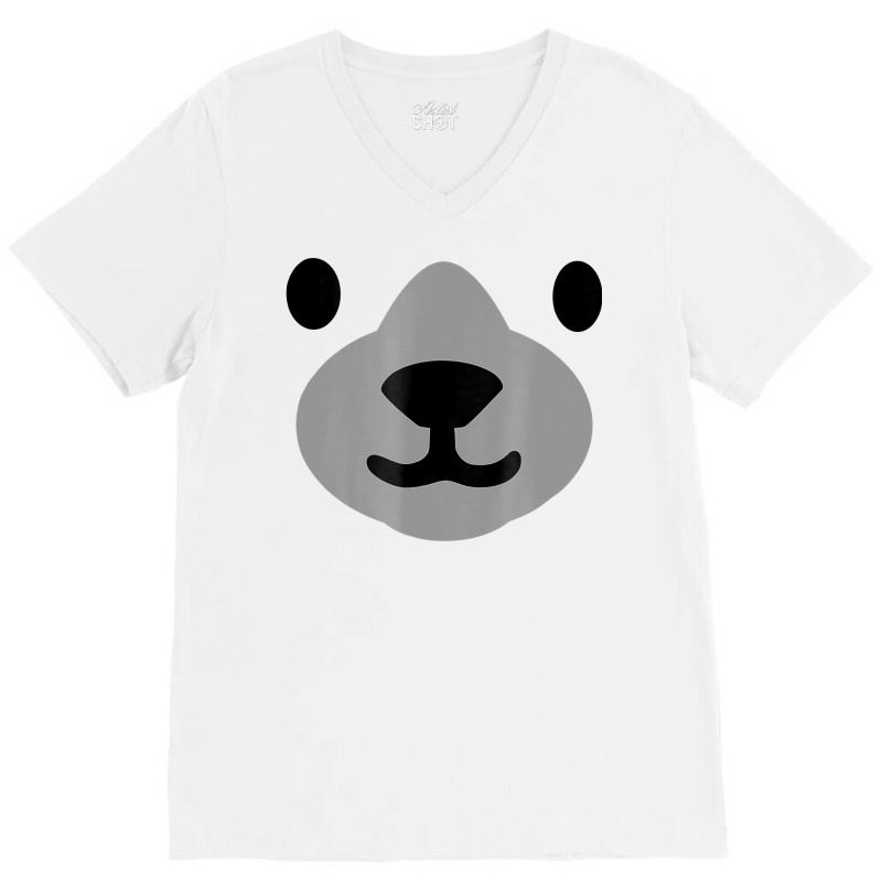 Polar Bear Halloween Costume  Funny Adults Kids Copy V-Neck Tee by thutrinh | Artistshot