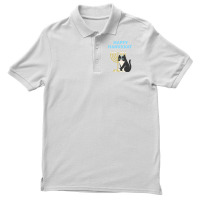 Happy Hanukkat Hanukkah Jewish Cat Kitty Lover Menorah Men's Polo Shirt | Artistshot