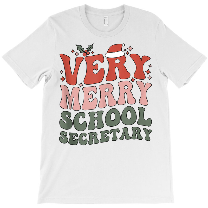 Merry School Secretary Christmas School Secretary Xmas Party Tank Top T-shirt | Artistshot