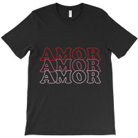 Cute Retro Love Amor Valentines Day Heart Top T-shirt | Artistshot