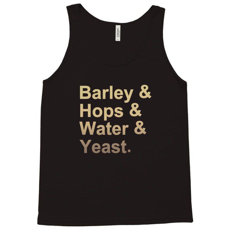 Barley Hops Water Yeast Tank Top | Artistshot