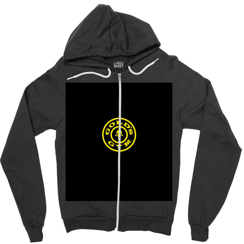 Golds Gym Merch Sleeveless Top Zipper Hoodie | Artistshot