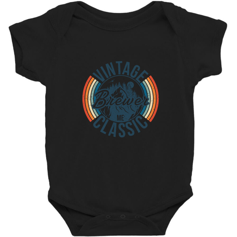 I Love Brewer Maine Retro Vintage Classic Limited Edition Baby Bodysuit | Artistshot