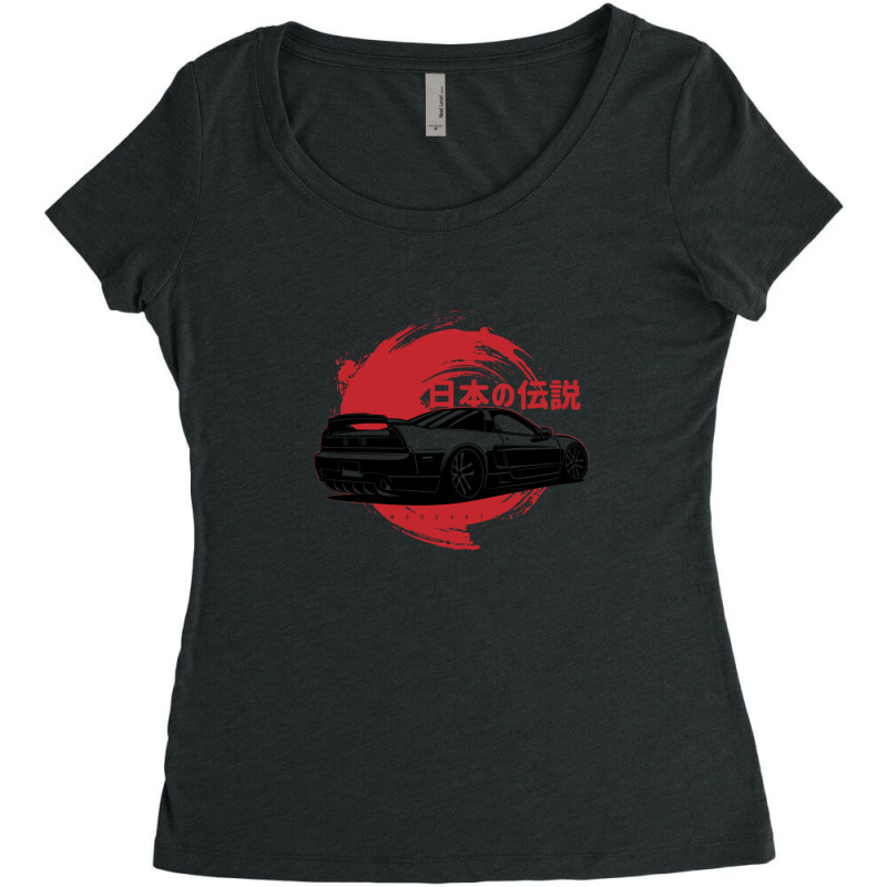 Japanese Legend Nsx Women's Triblend Scoop T-shirt by SteveHunter | Artistshot