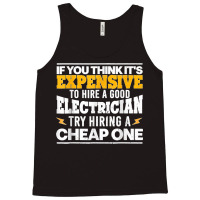 Funny Electrician Art For Men Dad Electronics Engineering Tank Top | Artistshot