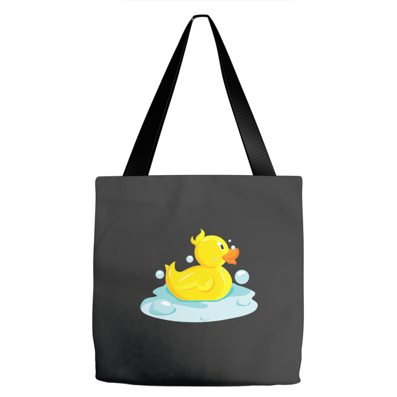 Cute Yellow Duck Rubber Ducky Duckie Bathtub Party Day Tote Bags | Artistshot