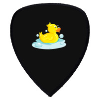 Cute Yellow Duck Rubber Ducky Duckie Bathtub Party Day Shield S Patch | Artistshot