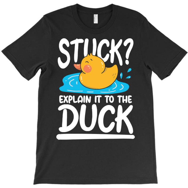 Duck,lover,stuck,explain,it,to,the,duck,family,funny,fatherday,father, T-shirt | Artistshot