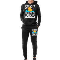 Duck,lover,stuck,explain,it,to,the,duck,family,funny,fatherday,father, Hoodie & Jogger Set | Artistshot