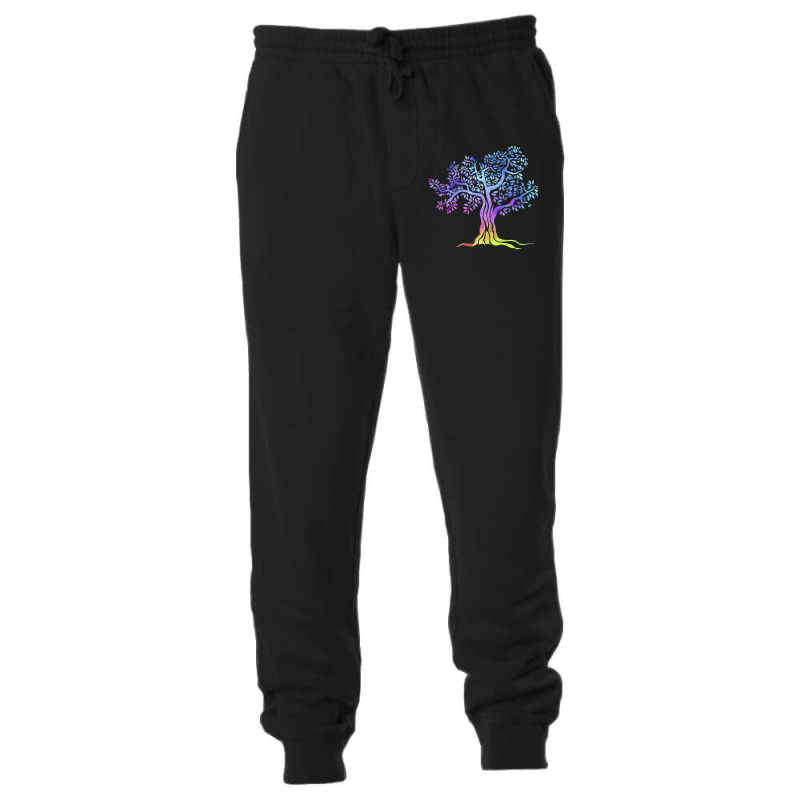 Colorful Beautiful Life Vintage Tree Gift Idea Unisex Jogger | Artistshot