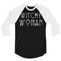 Witchy Woman, Witch Wiccan And Pagan Gifts Halloween Sweatshirt 3/4 Sleeve Shirt | Artistshot