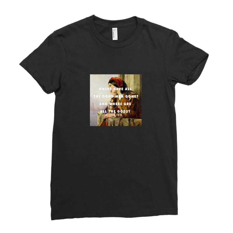 Woman In Love With A Hero Ladies Fitted T-Shirt by HollyAllen | Artistshot