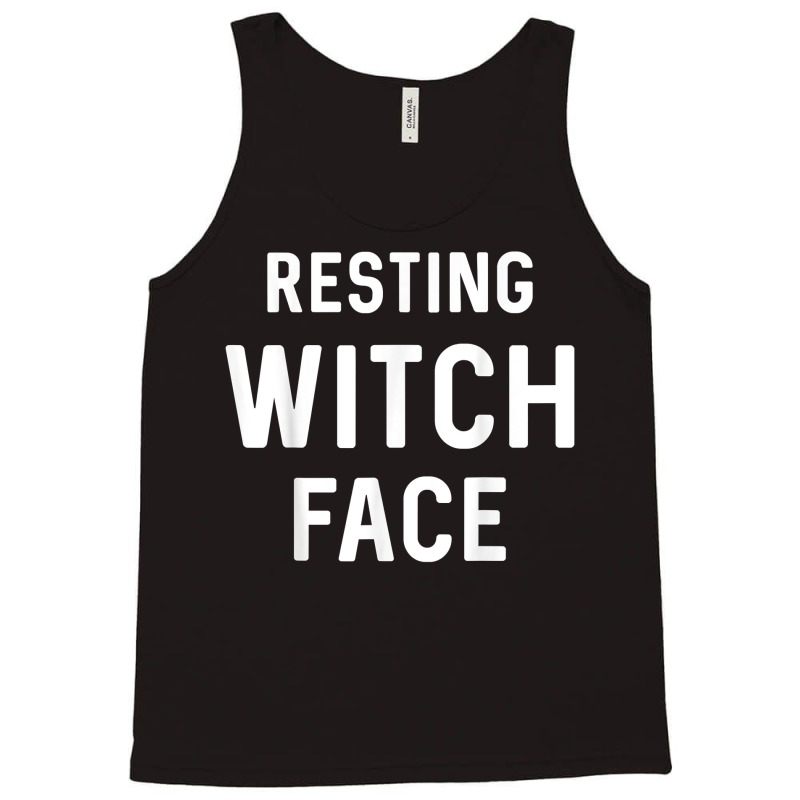 Resting Witch Face Teen Halloween Holiday Shirt Tank Top | Artistshot