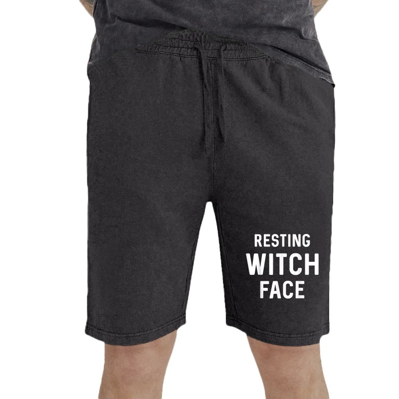 Resting Witch Face Teen Halloween Holiday Shirt Vintage Short | Artistshot