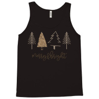 Merry Bright Christmas Tree Family Merry & Bright Christmas Tree Famil Tank Top | Artistshot