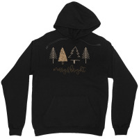 Merry Bright Christmas Tree Family Merry & Bright Christmas Tree Famil Unisex Hoodie | Artistshot