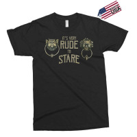 Womens It's Very Rude To Stare Labyrinth Door Knocker V Neck T Shirt Exclusive T-shirt | Artistshot