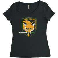 Metal Gear Solid Fox Hound Women's Triblend Scoop T-shirt | Artistshot