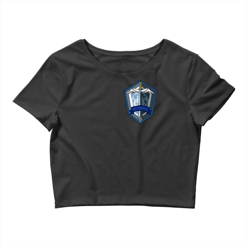 Full Metal Panic! - Mithril Emblem Crop Top by SonyaThompson | Artistshot