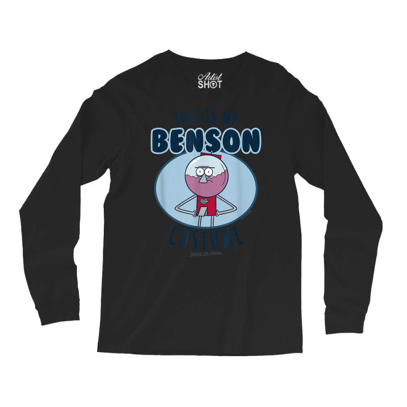 Regular Show Halloween This Is My Benson Costume T Shirt Long Sleeve Shirts by maecopaharo | Artistshot