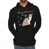 Balinese Cat Merry Catmas Christmas Cat Lovers Pullover Hoodie Lightweight Hoodie | Artistshot