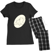 Cartoon Polar Bear Sketch Women's Pajamas Set | Artistshot