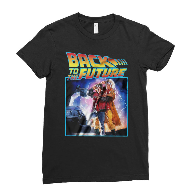 Back To The Future, Back To The Future Vintage, Back To The Future Pai Ladies Fitted T-Shirt by SHOPDAD | Artistshot