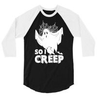 So I Creep, Halloween Ghost Spooky Halloween Ghost Halloween Sweatshir 3/4 Sleeve Shirt | Artistshot