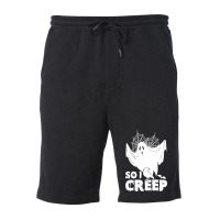 So I Creep, Halloween Ghost Spooky Halloween Ghost Halloween Sweatshir Fleece Short | Artistshot