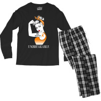 Multiple Sclerosis Warrior Unbreakable Ms Strong Women Men's Long Sleeve Pajama Set | Artistshot