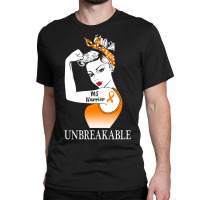 Multiple Sclerosis Warrior Unbreakable Ms Strong Women Classic T-shirt | Artistshot