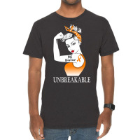 Multiple Sclerosis Warrior Unbreakable Ms Strong Women Vintage T-shirt | Artistshot