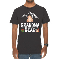 Merry Christmas Day To Me You Grandma Bears Hugging Together Merry Our Vintage T-shirt | Artistshot