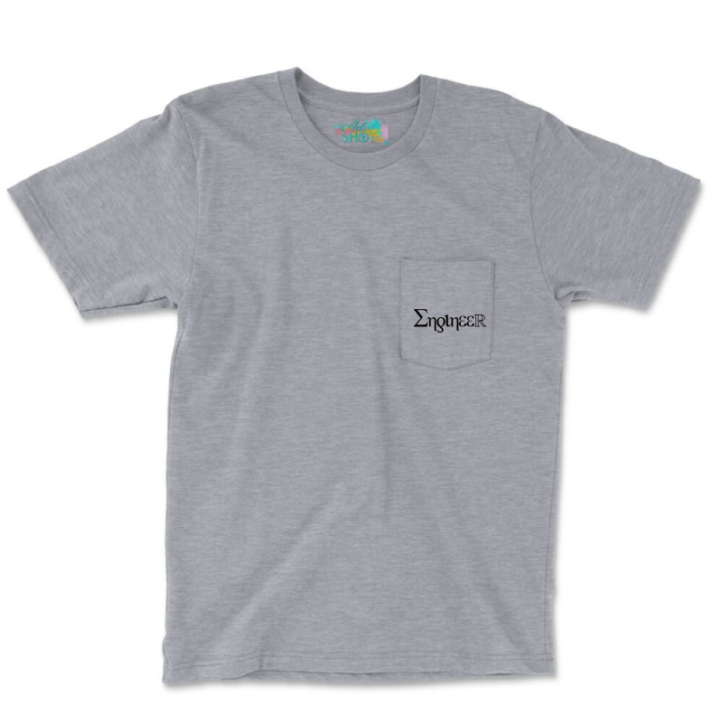 Engineer Greek Letters Pocket T-shirt | Artistshot