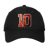 10th Birthday Party Basketball Print Number 10 Adjustable Cap | Artistshot