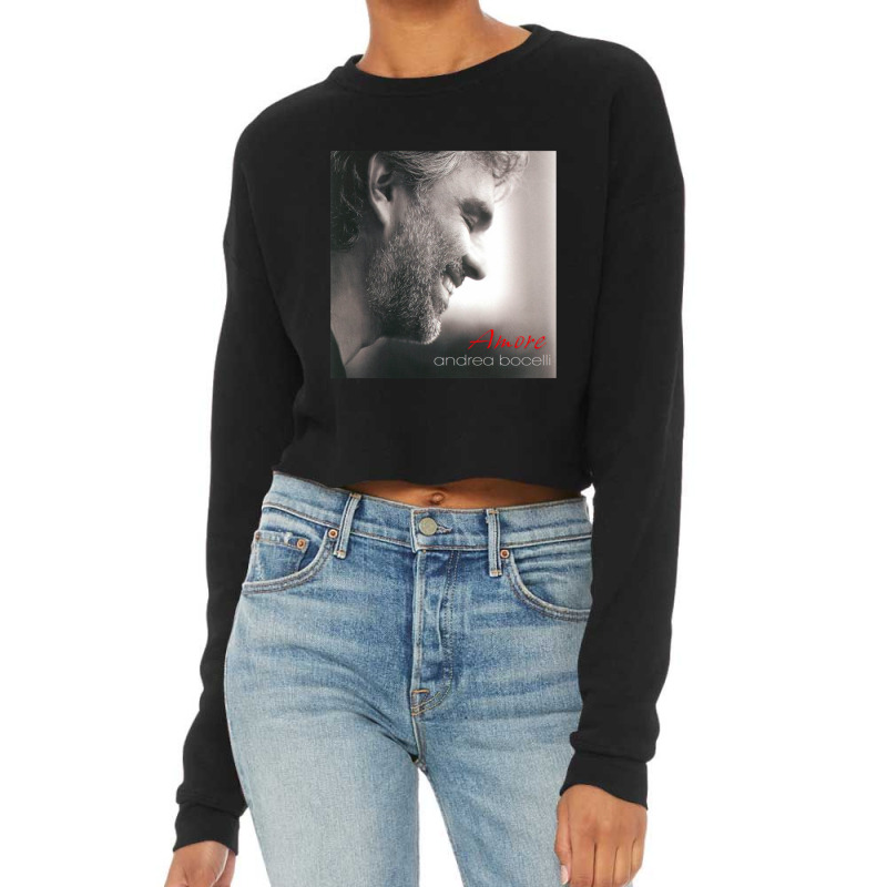 Andrea Bocelli Amor Cropped Sweater by cm-arts | Artistshot