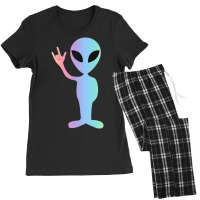 Asl I Love You Sign Language Alien Women's Pajamas Set | Artistshot